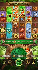 Struktur Antarmuka Gulungan Leprechaun Riches